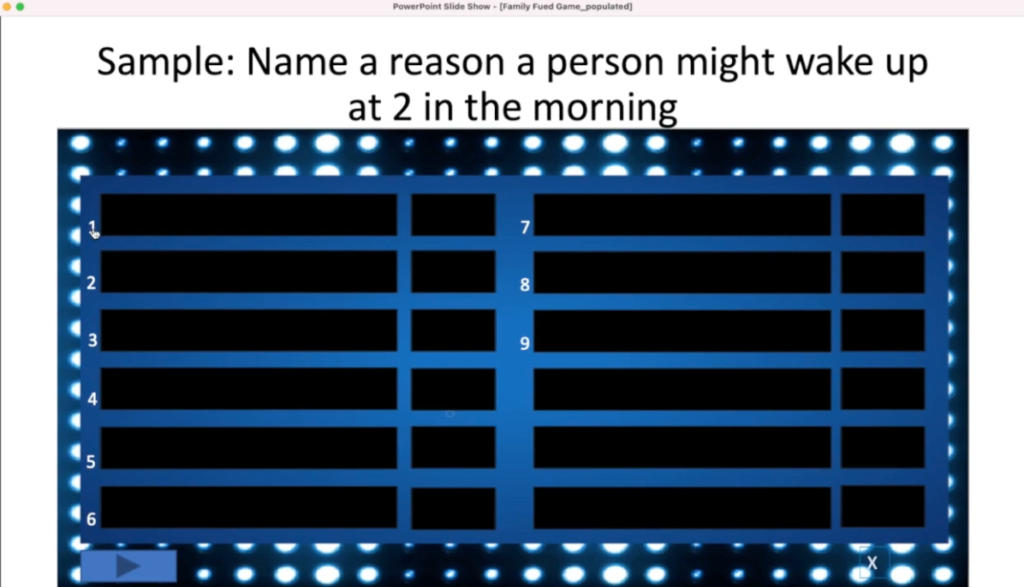 Question-slides