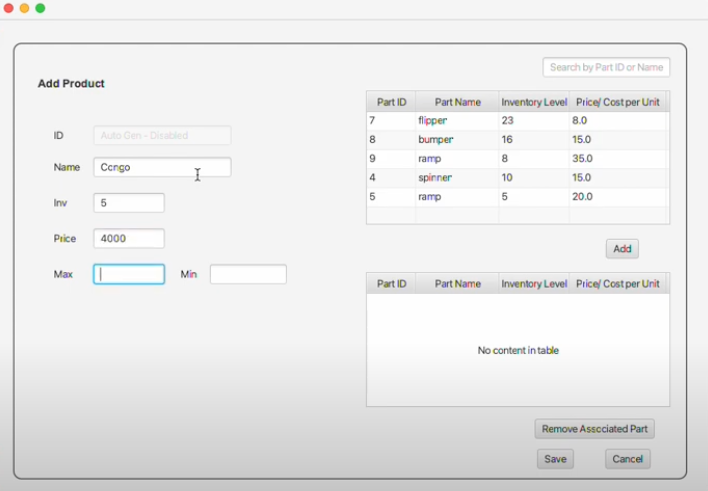 Add-modify-product